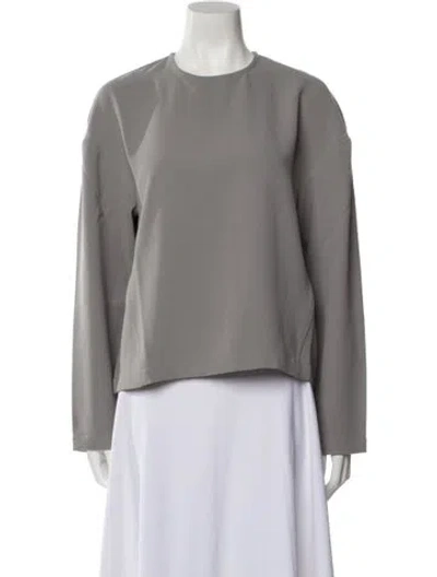 Pre-owned Saintart Crew Neck Long Sleeve Sweatshirt In Gray