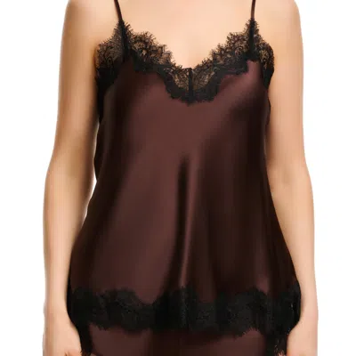 Sainted Sisters Women's Brown  Scarlett Cami In Chocolate Black