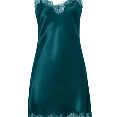 Sainted Sisters Women's Green  Scarlett Chemise In Petrol
