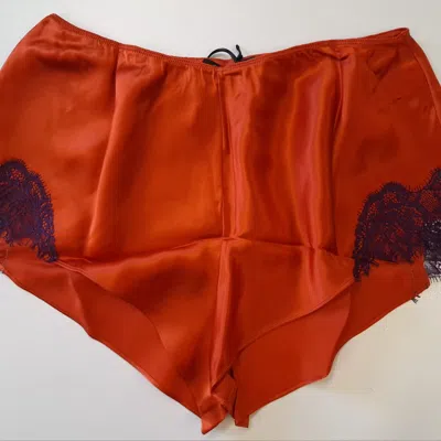 Sainted Sisters Women's  French Knicker In Orange Spritz/ Blackberry