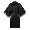 Sainted Sisters Women's  Scarlett Robe Black In Black