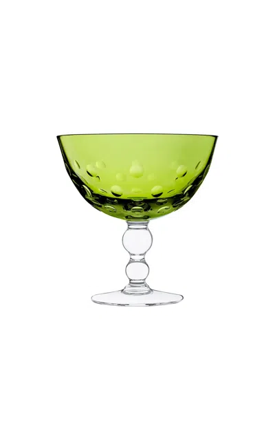 Saint-louis - Bubbles Footed Cup - Green
