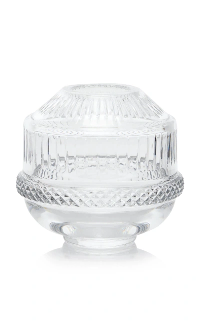 Saint-louis Small Crystal Vase In White