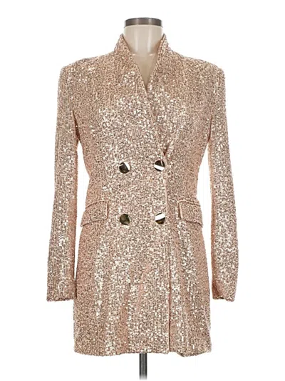 Pre-owned Saints & Hearts Coat In Gold
