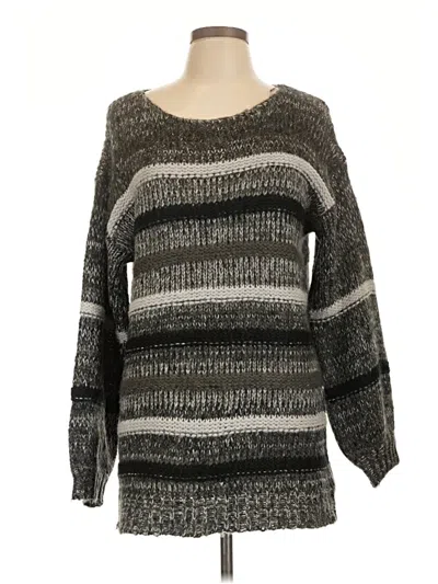 Pre-owned Saints & Hearts Pullover Sweater In Gray