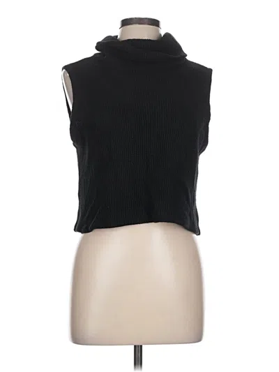 Pre-owned Saints & Hearts Turtleneck Sweater In Black