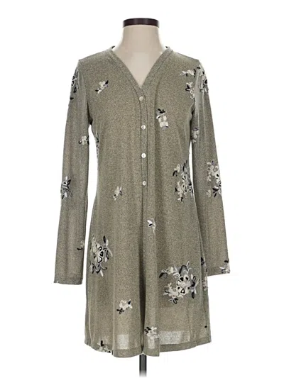 Pre-owned Saints + Secrets Cardigan Sweater In Gray