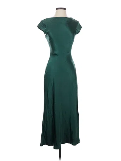 Pre-owned Saints + Secrets Casual Dress In Green