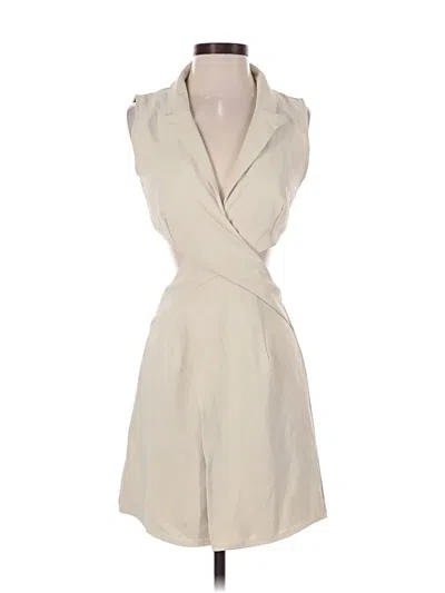 Pre-owned Saints + Secrets Casual Dress In Ivory