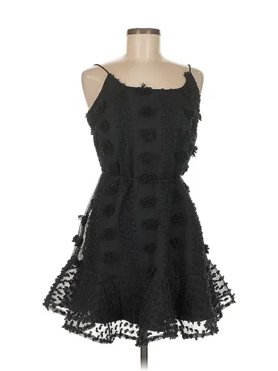 Pre-owned Saints + Secrets Cocktail Dress In Black