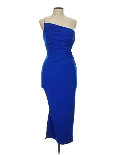 Pre-owned Saints + Secrets Cocktail Dress In Blue