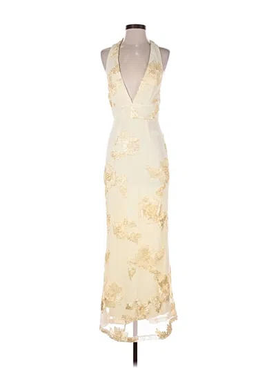Saints + Secrets Cocktail Dress In Gold