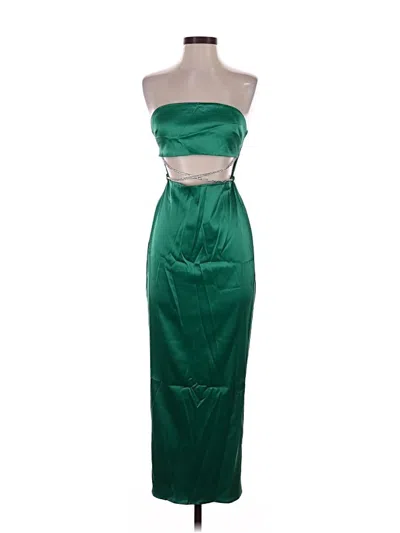 Pre-owned Saints + Secrets Cocktail Dress In Green