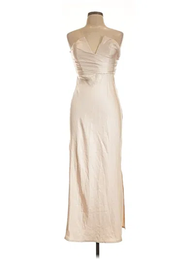 Pre-owned Saints + Secrets Cocktail Dress In Ivory
