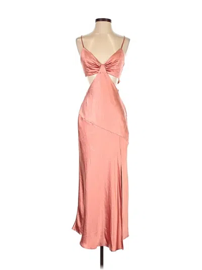 Pre-owned Saints + Secrets Cocktail Dress In Pink
