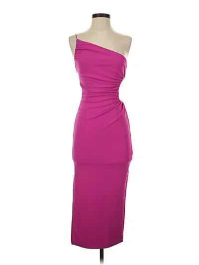 Pre-owned Saints + Secrets Cocktail Dress In Pink