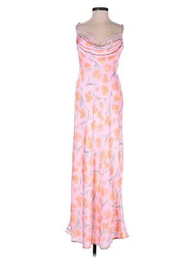 Pre-owned Saints + Secrets Cocktail Dress In Pink