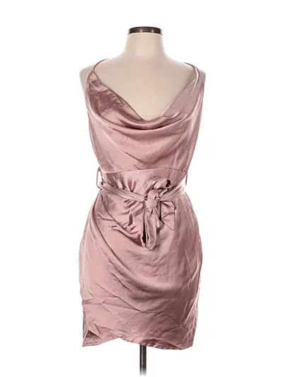 Pre-owned Saints + Secrets Cocktail Dress In Pink