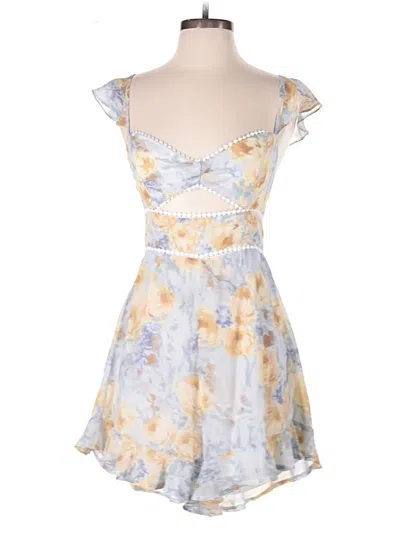 Pre-owned Saints + Secrets Romper In Blue