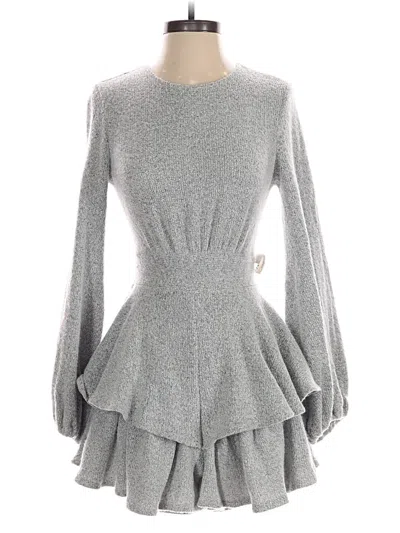 Pre-owned Saints + Secrets Romper In Gray