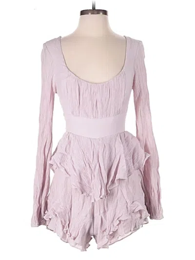 Pre-owned Saints + Secrets Romper In Pink