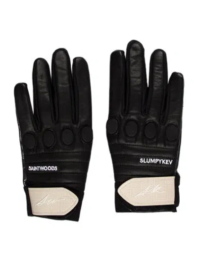 Pre-owned Saintwoods Black Gloves