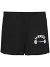 Saintwoods Joggingshorts Mit Logo-print In Black