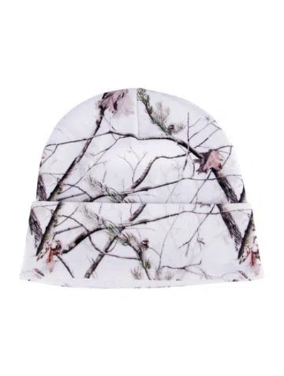 Pre-owned Saintwoods Men's Polyester Beanie In White