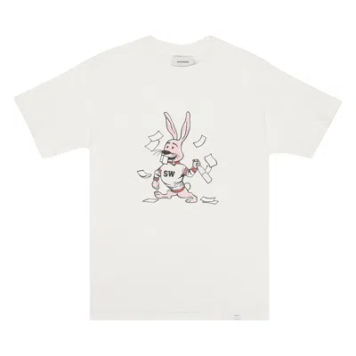 Pre-owned Saintwoods Normal Day Reversible Tee 'white' | Men's Size L