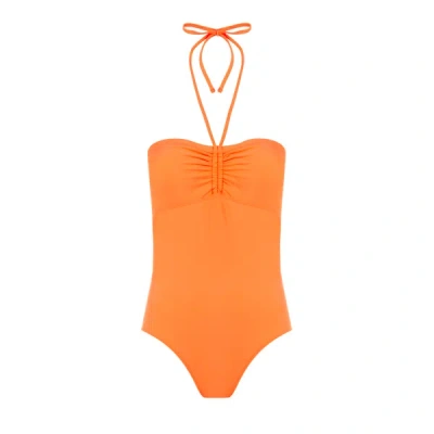 Saison 1865 Ada One-piece Swimsuit In Orange