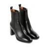 Saison 1865 Ankle Boots With Silver Tips In Black