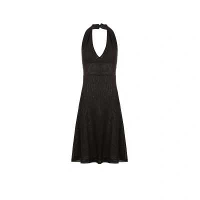 Saison 1865 Backless Mini Dress In Black