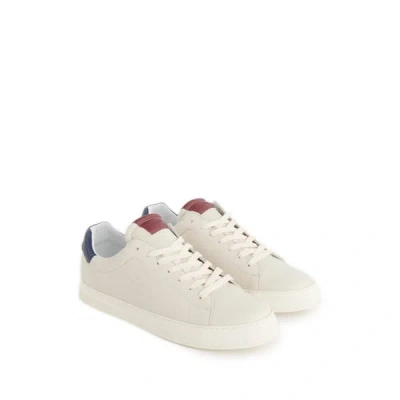 Saison 1865 Downtown Leather Sneakers In White