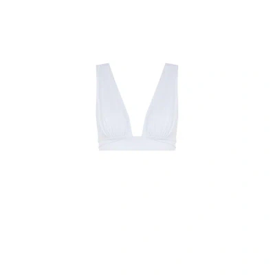 Saison 1865 Blair Bikini Top In White