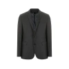 Saison 1865 Check Blazer In Grey