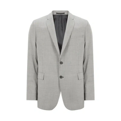 Saison 1865 Wool Blazer In Gray