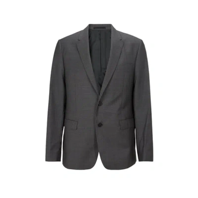 Saison 1865 Houndstooth Blazer In Black