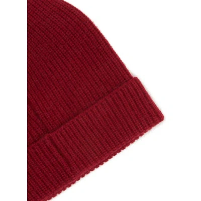 Saison 1865 Bonnet En Maille In Burgundy