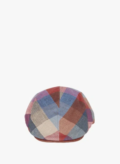 Saison 1865 Casquette À Carreaux In Multicolore