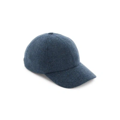 Saison 1865 Wool Baseball Cap In Blue