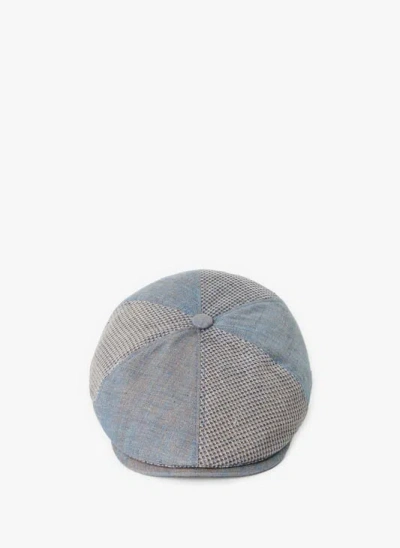 Saison 1865 Casquette Gavroche En Coton Et Lin In Multicolore