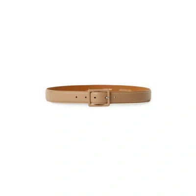 Saison 1865 Ceinture En Cuir In Beige