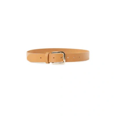 Saison 1865 Ceinture En Cuir In Beige
