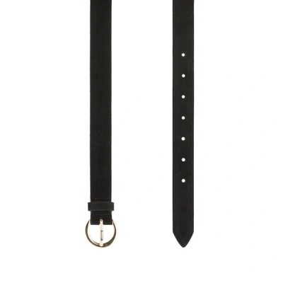 Saison 1865 Leather Belt In Black