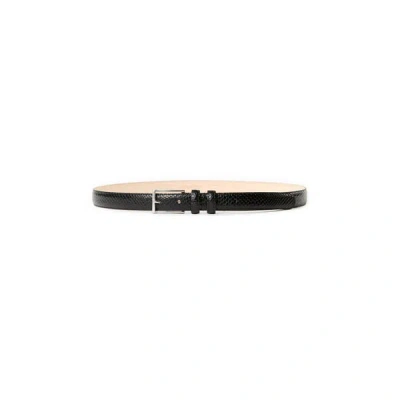 Saison 1865 Ceinture En Cuir In Noir