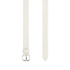 Saison 1865 Leather Belt In White