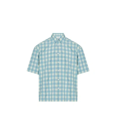 Saison 1865 Chemise À Carreaux Fichy In Blue