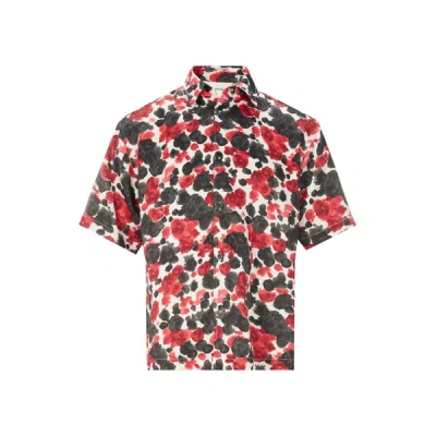 Saison 1865 Printed Shirt In Red