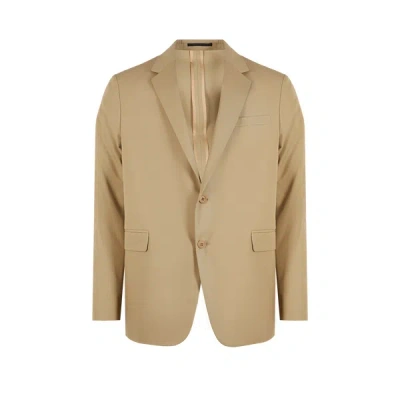 Saison 1865 Cotton Blazer In Brown