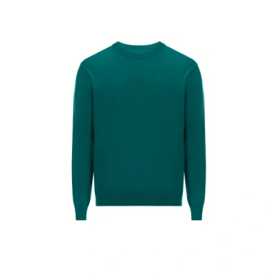 Saison 1865 Cotton-blend Jumper In Green